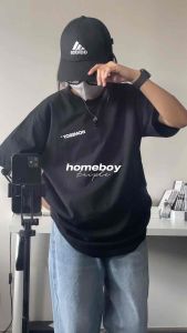 HOMEBOY เสื้อยืดผู้ชาย OVERSIZE เสื้อสตรีทเท่ๆ ลาย HB.TRIPLE เสื้อ Homeboy เสื้อHomeboy - Lazada