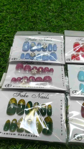 SPESIAL WEDDING!! KUKU PALSU PREMIUM HANDMADE! Nail Art| tinggal pake + sudah Bonus lem!