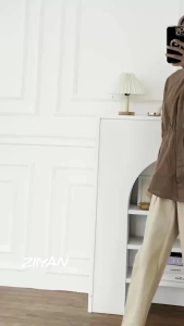 ALYA SHIRT BLOUSE KERUT DEPAN/KEMEJA OVERSIZE TERBARU