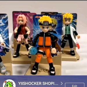 [12cm] BLOKEES Original NARUTO GV01 Sasori Obito Uchiha Building Blocks Movable Toys