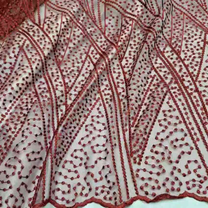 Bahan Kain Tile Akar Cord Bordir Korea TErbaru Harga OBRAL