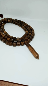 kalung tasbih kayu kalimosodo motif marjan h412