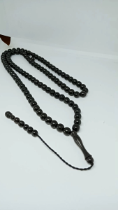 Tasbih Kayu Kaokah 7mm Warna Hitam H407