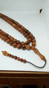 tasbih kayu kaokah 11mm asli dan original h409