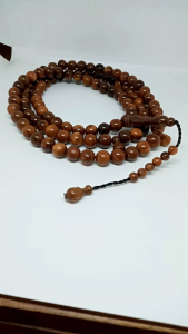 tasbih kayu kaokah natural 9mm h408