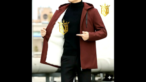 Jaket Musim Dingin Pria Tebal Bulu Sherpa Halus Waterproof | Jaket Parka Outdoor Hooded Winter Coat - Hitam Navy Armi Krem Maroon