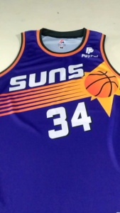 JERSEY BASKET NBA PHOENIX SUNS KEVIN DURANT#35 BARKLEY #34