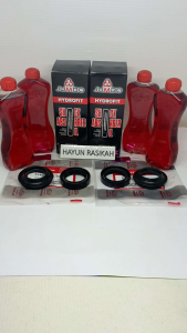 SEAL AS SHOCK SEPASANG+SEAL TUTUP ABU+OLI 2SET KC5 HONDA CB150R/MEGAPRO NEW/VERZA/TIGER/PCX/GLPRO ORIGINAL