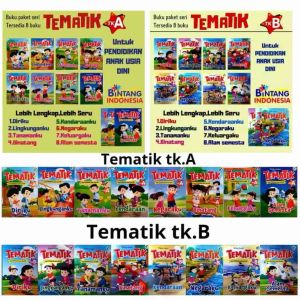 Buku Paket Tematik isi 8 Kurikulum 2013 Bintang Indonesia - SB