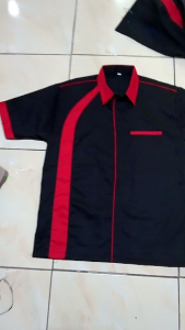 Kemeja Seragam Pria Lengan Pendek Casual Dewasa