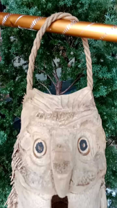 Kentongan Motif Burung Hantu & Kentongan Dari Akar Bambu