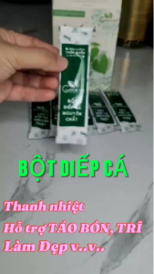 Bột DIẾP CÁ nguyên chất 72g
