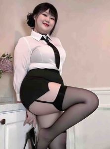 คอสเพย์ชุดนักศึกษาสาวอวบ ชุดพนักงานออฟฟิต ชุดนักศึกษามหาลัย