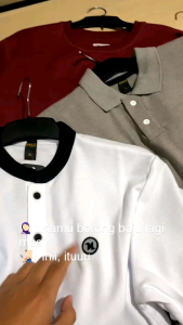 premium Polo shirt different collar body fit for Men / kaos polo pria lengan pendek