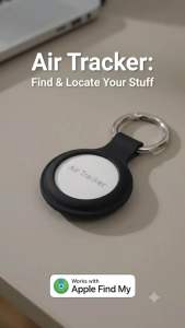 Global Smart Air Tracker Locator Tag - Works with Apple Find My App