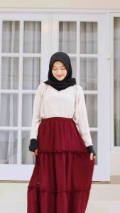 Rok Daily Jamila Celana Muslimah Crinkle Airflow Premium Alsyahra Exclusive