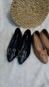 sepatu flat tinggi 3cm kode ptp079