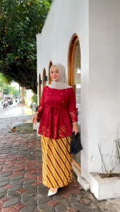 Atasan Brukat Jumbo Terbaru Kekinian Baju Kondangan Wanita