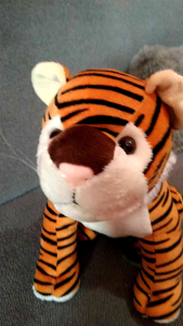 BONEKA KUCING MACAN HARIMAU SINGA TUTUL LORENG TIGER LION DOLL DUDUK KARAKTER