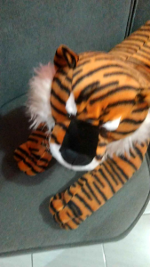 BONEKA KUCING MACAN HARIMAU SINGA LORENG TIGER JUMBO KARAKTER BINATANG MAINAN ANAK KADO SOUVENIR