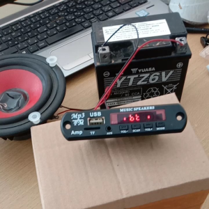 Modul Mp3 Bluetooth 12v sudah dilengkapi Amplifire vire siap pakai