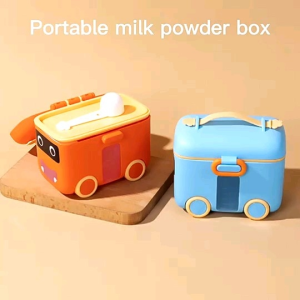 Kotak Penyimpanan Susu Formula Bayi Karakter Mobil Tayo