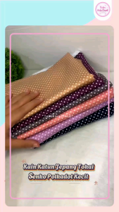 Kkmp52 Kain Katun Jepang Polkadot Kecil Uk 50cm X 15m