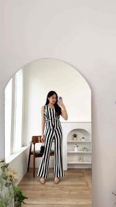 MV Shop Set Setelan Wanita 8074-1/8074 Scuba Premium Korea Style