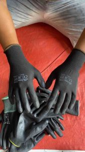 Sarung tangan kerja SHIMA HITAM 6 PASANG SIZE L/9