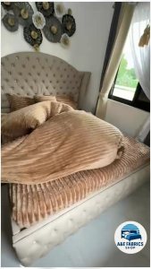 3in1 Velvet bedsheet with 2 pillowcase