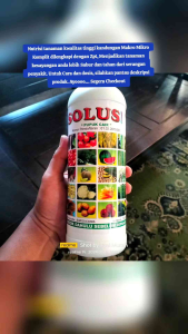 SOLUSI 1 Liter Nutrisi Tanaman kandungan Kalium Phospat Nitrogen dan Unsur Mikro Komplit dilengkapi Zpt Percepat pertumbuhan akar batang daun bunga buah umbi sehingga panen meningkat