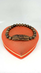 gelang kayu kalimosodo natural ukir bunga h335