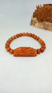 Gelang Kayu Bajakah Asli & Original Ukir Bunga