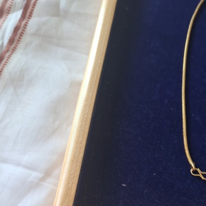 Short Chain Plain - Simple Gold-Plated Neck Chain (Daily Wear Imitation)