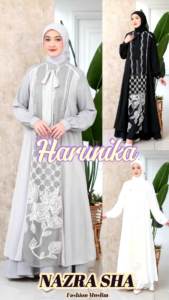(9) NINOS HARUNIKA Baju Dress Gamis Wanita Muslimah Harunika Dress by Ninos Sister. Nazra Sha