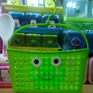 Sahabat Shopping - Keranjang Kotak Keroppi / Keranjang Sabun Mandi Keroppi / Keranjang Gantung Keroppi