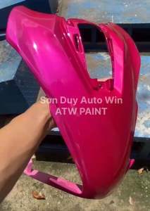 Sơn Màu Hồng candy 2k 4:1 sẵn camay - Sơn 2k tự bóng (chưa bao gồm lon cứng)