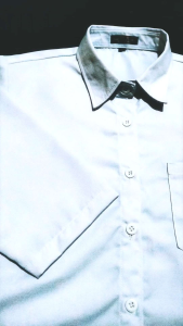 KEMEJA PUTIH WANITA LENGAN PENDEK