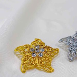 ZK Jewellery 3.5cm Traditional Kerongsang Dokoh Kebaya BUDAK Brooch Bahu Muslimah Pin Tudung Hijab DK