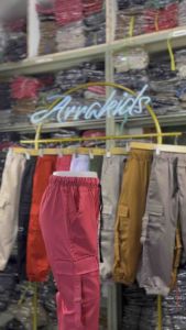 Celana Joger Cargo Anak Perempuan 1-13th Drill Premium Termurah COD & FREE ONGKIR