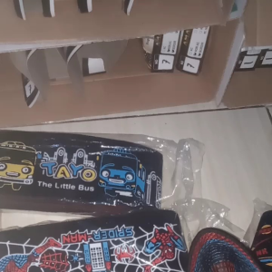 peci Songkok anak karakter Upin ipin Tayo Spider man Boboiboy