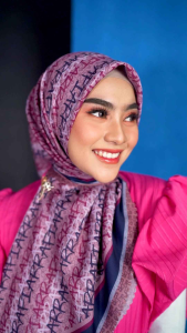 Kerudung Hijab Segi Empat Motif Terbaru Voal Premium by Arrafi Adria Scarft