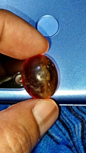 Batu mustika fosil ular asli alam aktif