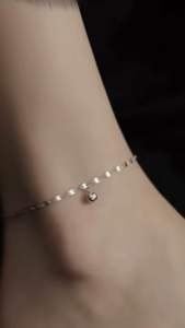 Gelang Kaki Wanita Titanium Pecah Kopi Boba Terbaru Anak Dewasa
