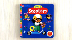 Campbell Busy Scooters Push Pull Slide Board Book