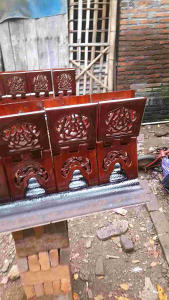 PROMO!!! Rekal Al Quran KUALITAS SUPER Rekhal Meja Baca Alquran Asli Jepara Motif Iqro & Bunga [ BISA COD ]