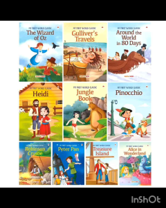 (Set of 10 Books) My First World Classic Stories for Kids Age 3 to 9 - Children Bedtime Story Books