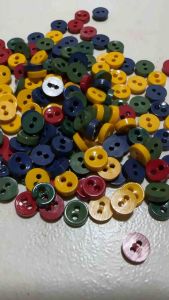 100 pcs tiny buttons small buttons doll buttons size 6 mm assorted colors