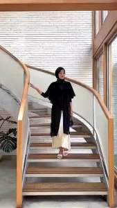 NARA OUTER CERUTY LENGAN KRIWIL | Outerwear Casual Wanita - Premium Mewah Elegan Atasan Kardigan Panjang