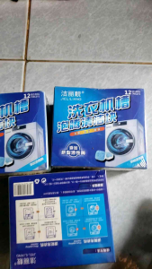 Viên vệ sinh lồng máy giặt khử mùi hôi quần áo